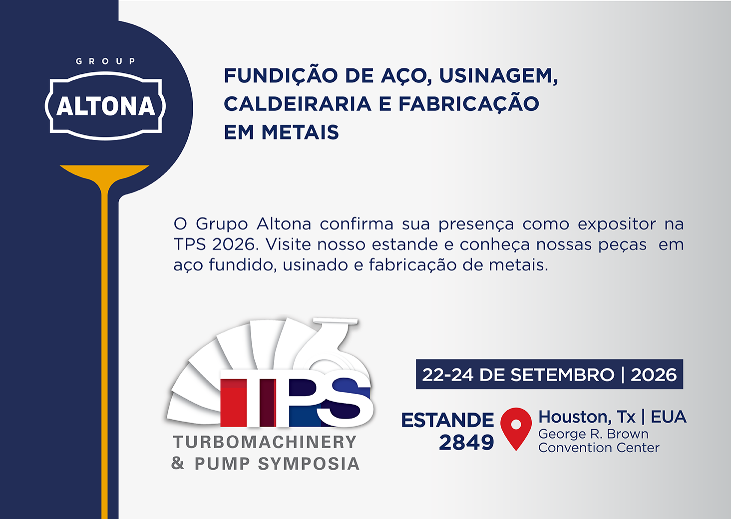Presença confirmada na TPS Houston 2026! 