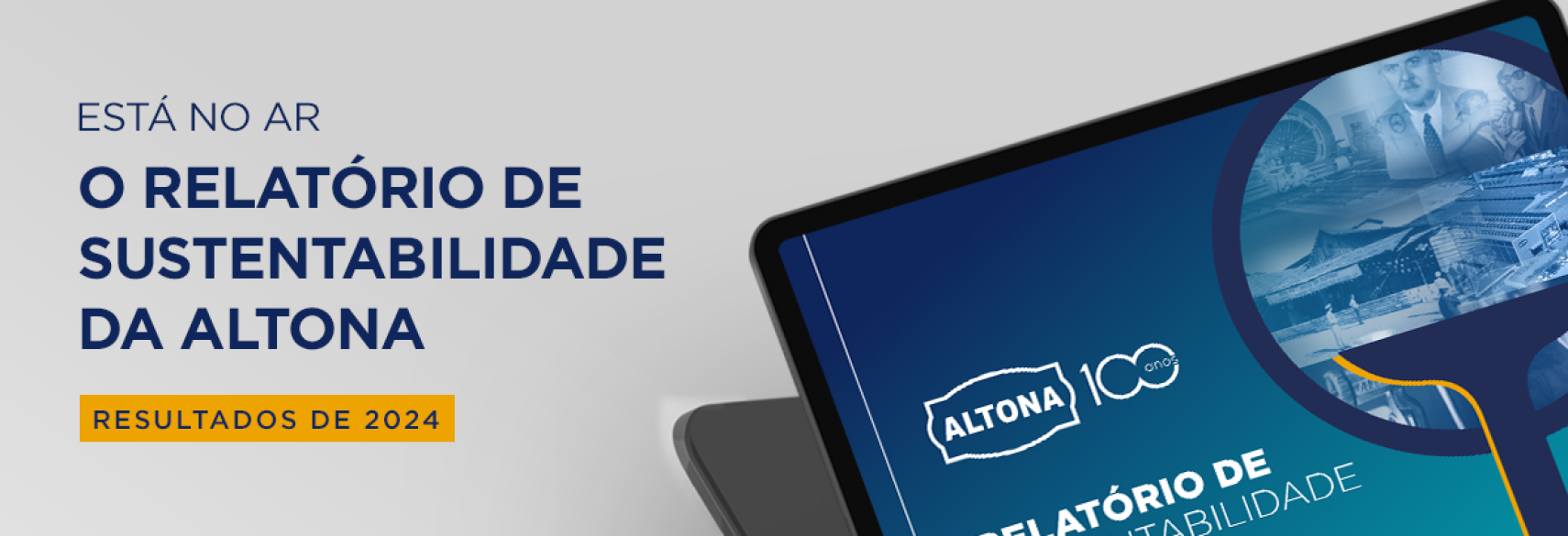 O Relatório de Sustentabilidade da Altona está no ar!