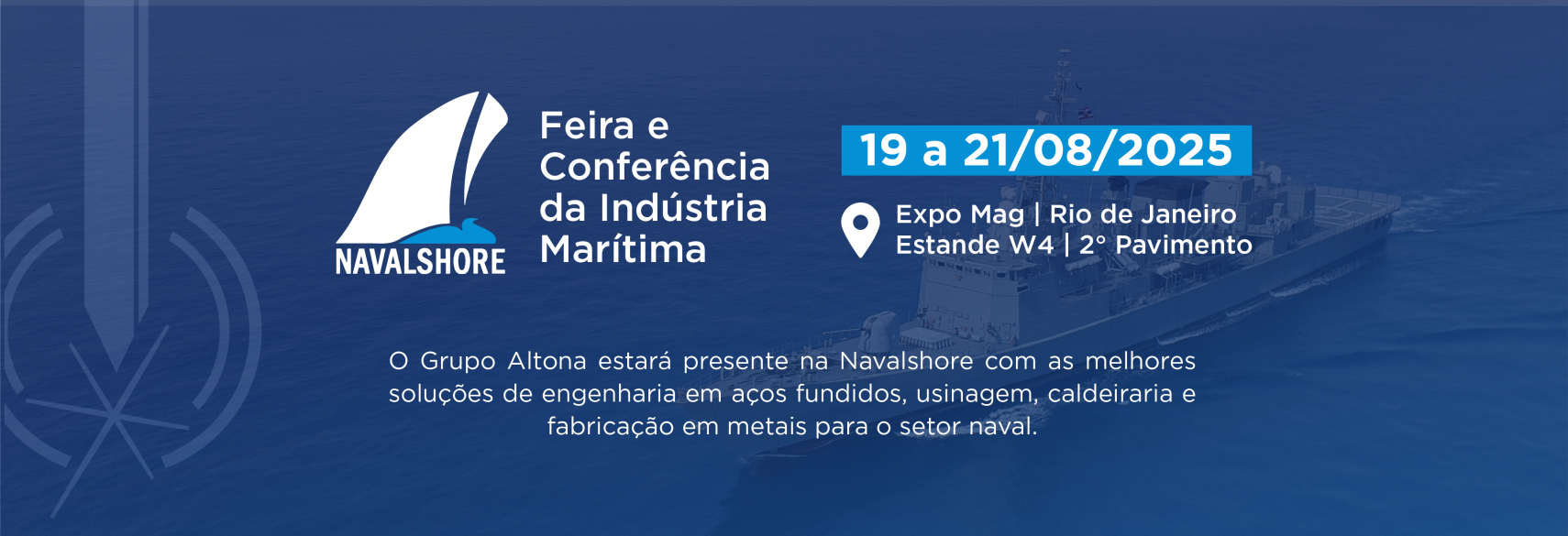 Altona marca presença na Navalshore 2025 com soluções para o setor naval