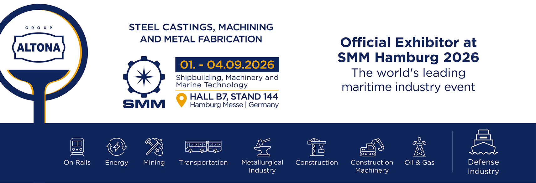 We are officially confirmed for SMM 2026 - Hamburg, Germany.
